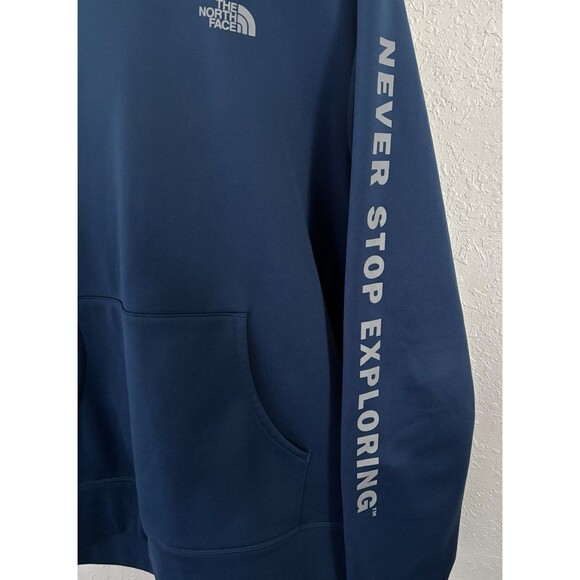 The North Face Men’s Size Large Box NSE Pullover Hoodie Never Stop Exploring - Picture 2 of 7